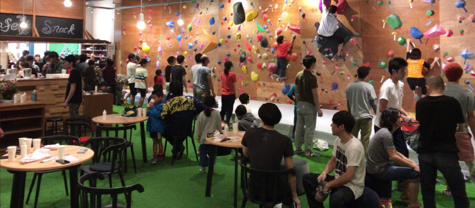 2018.2.9 グランド東京1FにDボルダリング1号店の八王子店がオープン